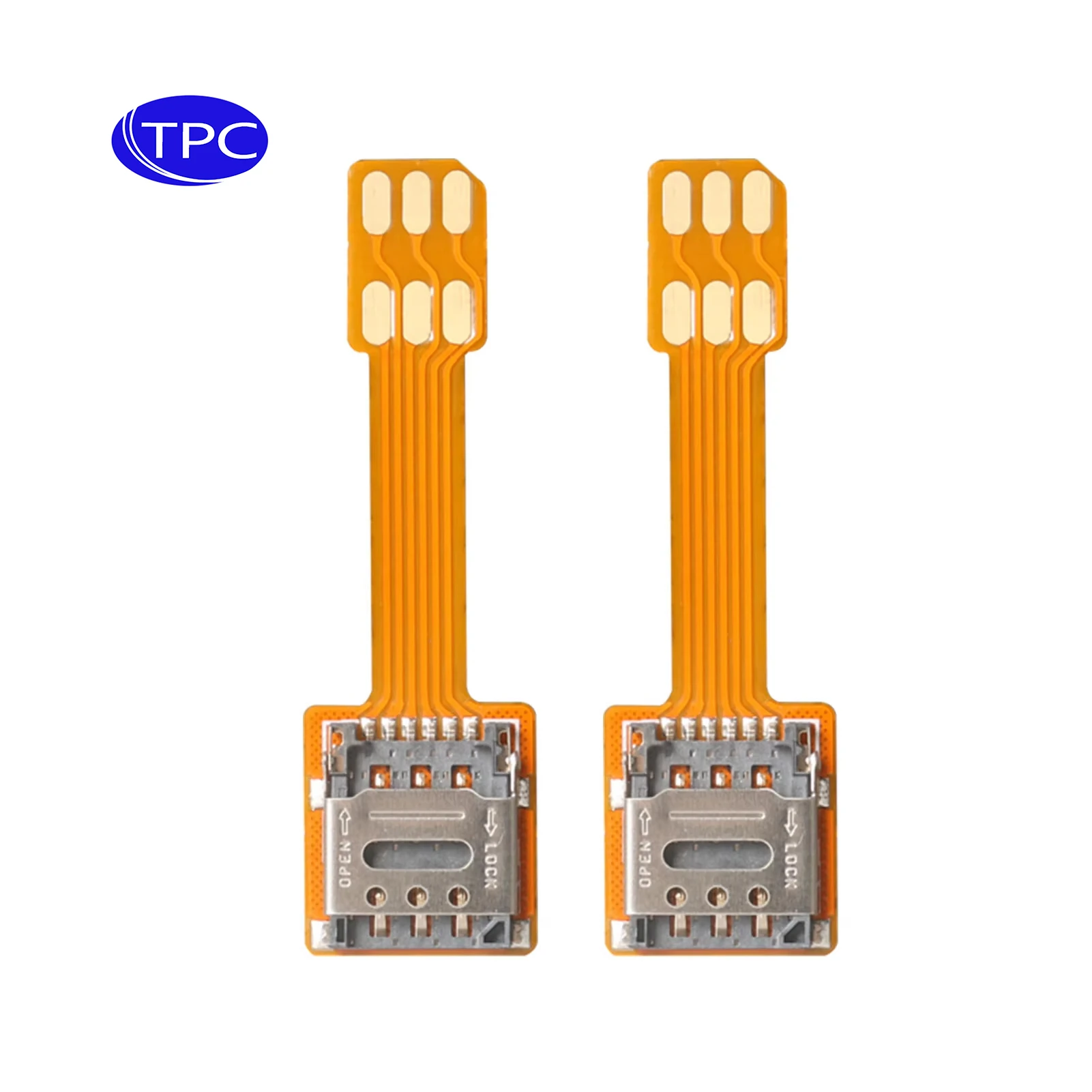 

TPC CPE External Small Card Extension Cable Portable WiFi Router Conversion Nano Card Flip Card Slot FPC Integrated 5cm