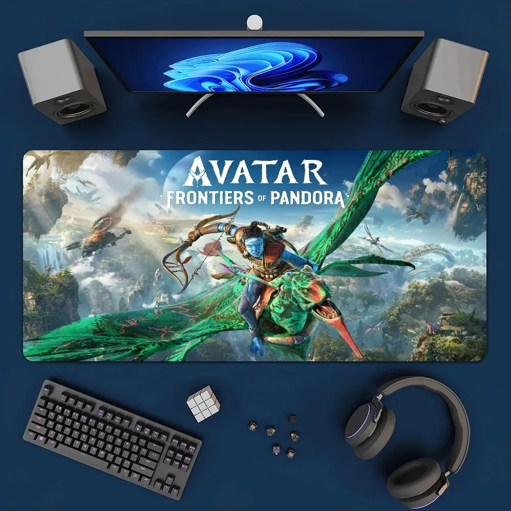 Avatar Frontiers of Pandora Game Mousepad Office Large Mouse Mat Keyboard Mats Rubber PC Computer Game Big Anti-slip Mice Mat