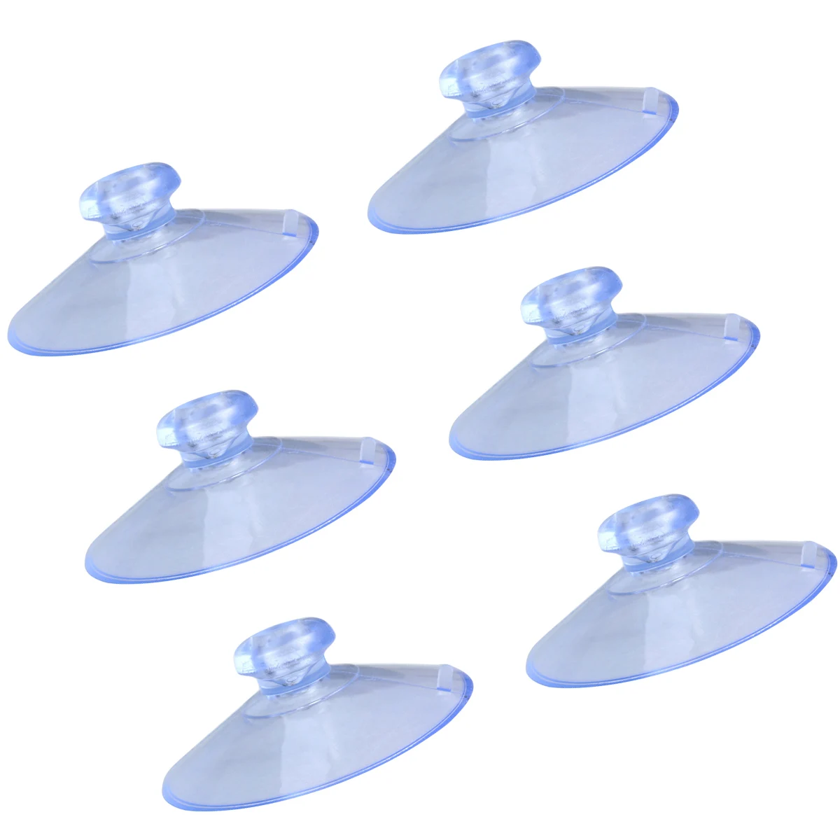 

100 Pcs Cups PVC Clear Mushroom Head Hanger Vacuum Hook for Window Decoration Non Porous Window Glasses Decoration Vacuum Sucker