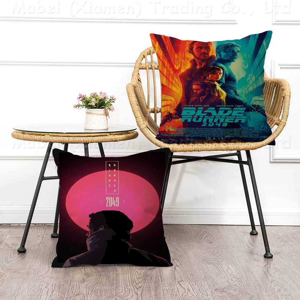 

Movie Blade Runner Cushion Cover Car Throw Pillow Case For Sofa Car Christmas Gift 40x40cm 45x45cm