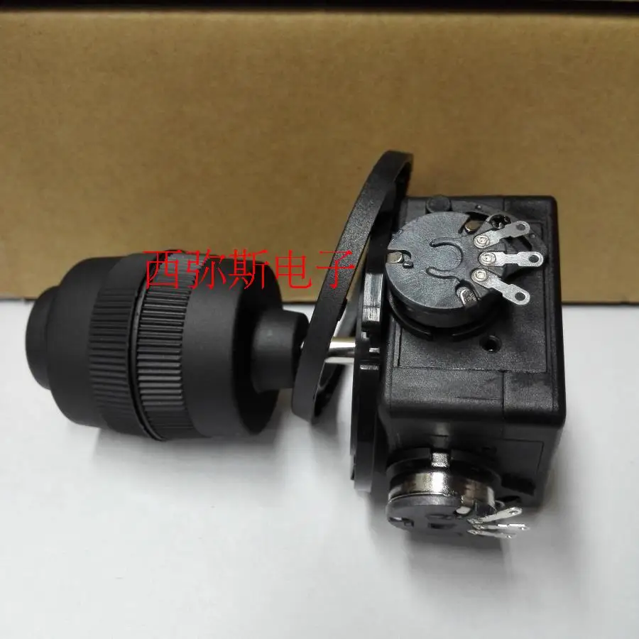 1PCS  Rocker potentiometer JH-D400X-R2/R4 four-dimensional full seal resistance 5K 10K with button lever