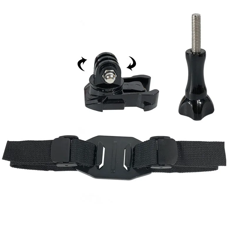 Fahrradhelm-Kopfbandhalterung für GoPro 13 12 11 10 Halterung für Insta 360 X5 X4 DJI Action 5 4/Osmo 360 Zubehör