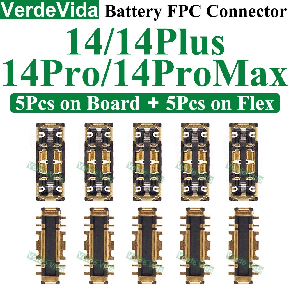 10Pcs Battery FPC Connector For iPhone 11 12 13 15 16 Pro Max 14 Plus XS XR X 16Pro 12Pro 13Pro image 4