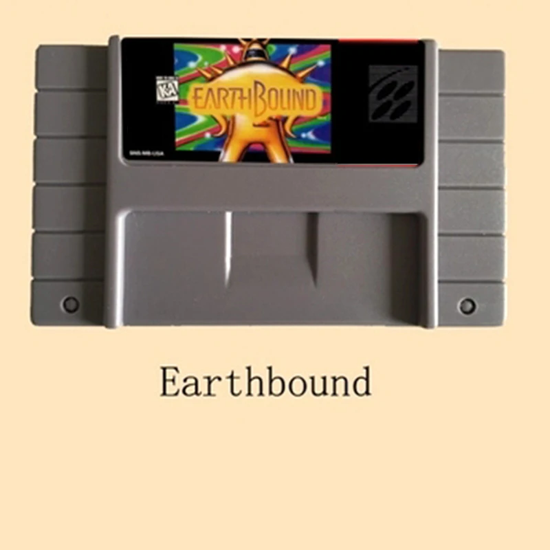 Earthbound 16 bit Big Gray Game Card For USA NTSC Game Player