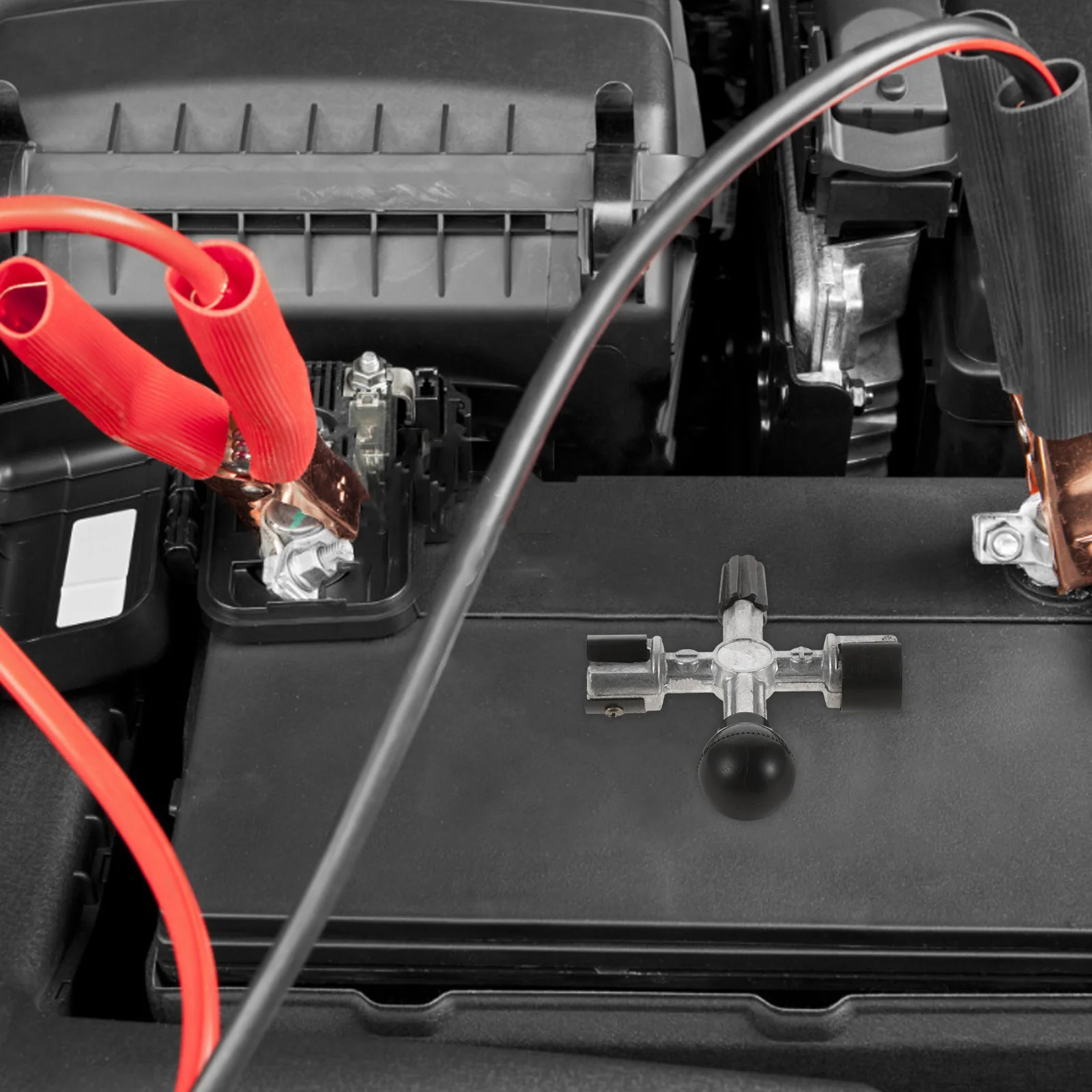 

Post Cleaner Cross Shape Terminal Scraper Multi-Function Durable Car Cleaner Tool Kit Terminal Cleaning Scraper