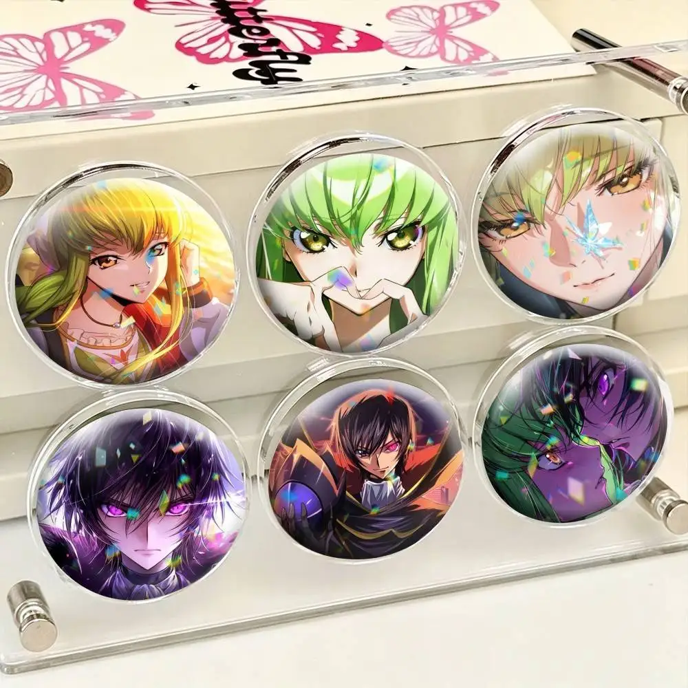 C-Code Geass-ss 25mm 32mm 44mm 58mm 75mm Brooches Badges Pins for Accessories Gift