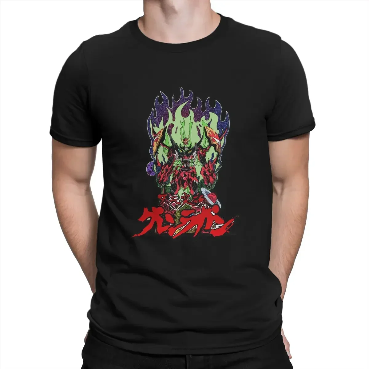 Tengen Toppa Gurren Lagann Man TShirt Tengen Topa Gurren Lagann Long Fashion T Shirt Original Sweatshirts Hipster