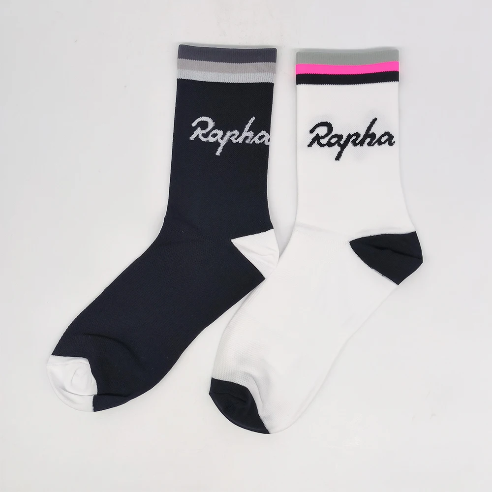 2 pairs of socks in different colors, combined for sports cycling, cycling, basketball, running, hiking, and shock absorption