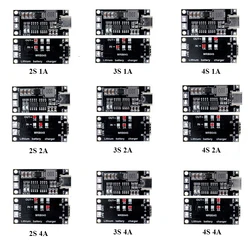 BMS 2S 3S 4S Type-C a 8.4V 12.6V 16.8V Boost Step-Up caricabatterie ai polimeri di LiPo 7.4V 11.1V 14.8V 18650 scheda di carica della batteria al litio