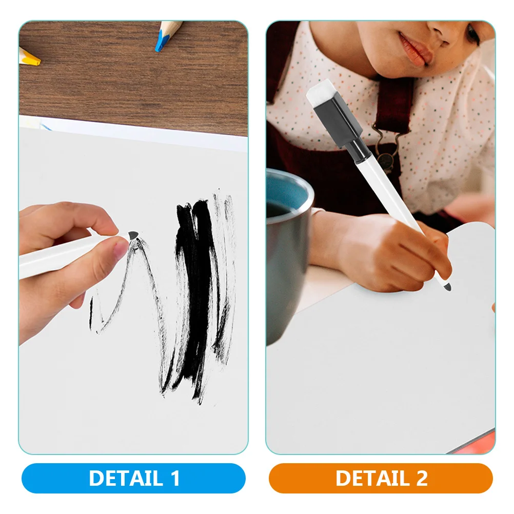مجموعتان من لوحة الكتابة للأطفال، سبورة بيضاء قابلة للمسح للأطفال، لوحة رسم خفيفة الوزن، أداة تعلم عملية، سبورة صغيرة لـ #6