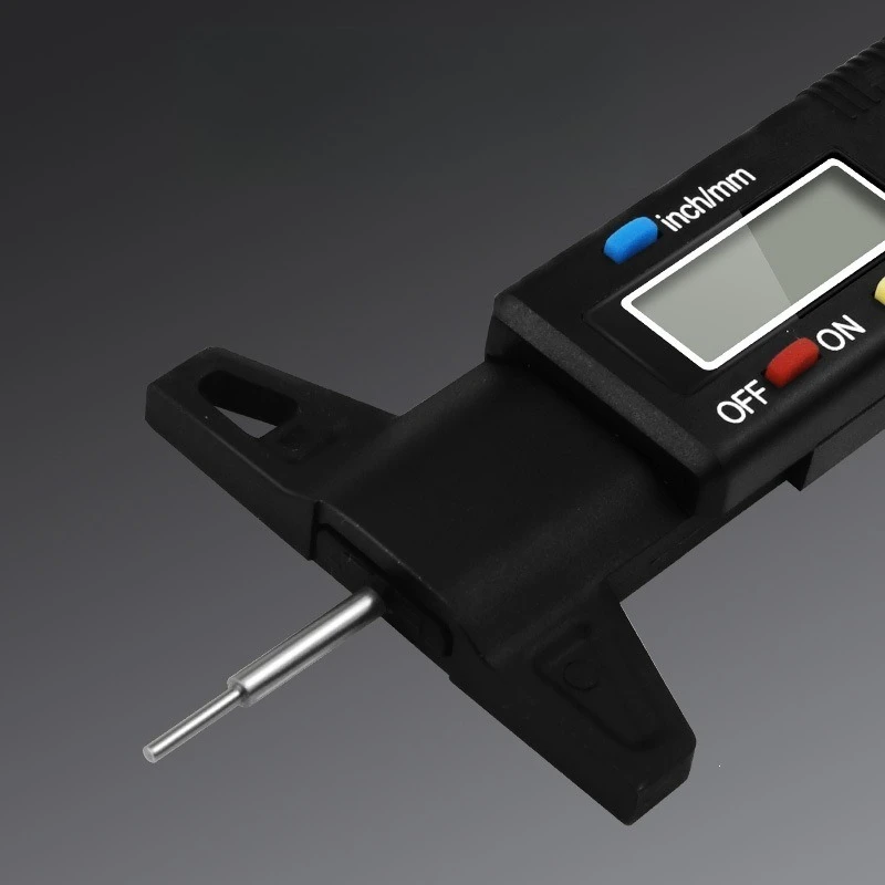 Digital Tire Tread Depth Gauge 0-25mm for Car Tire Wear Detection