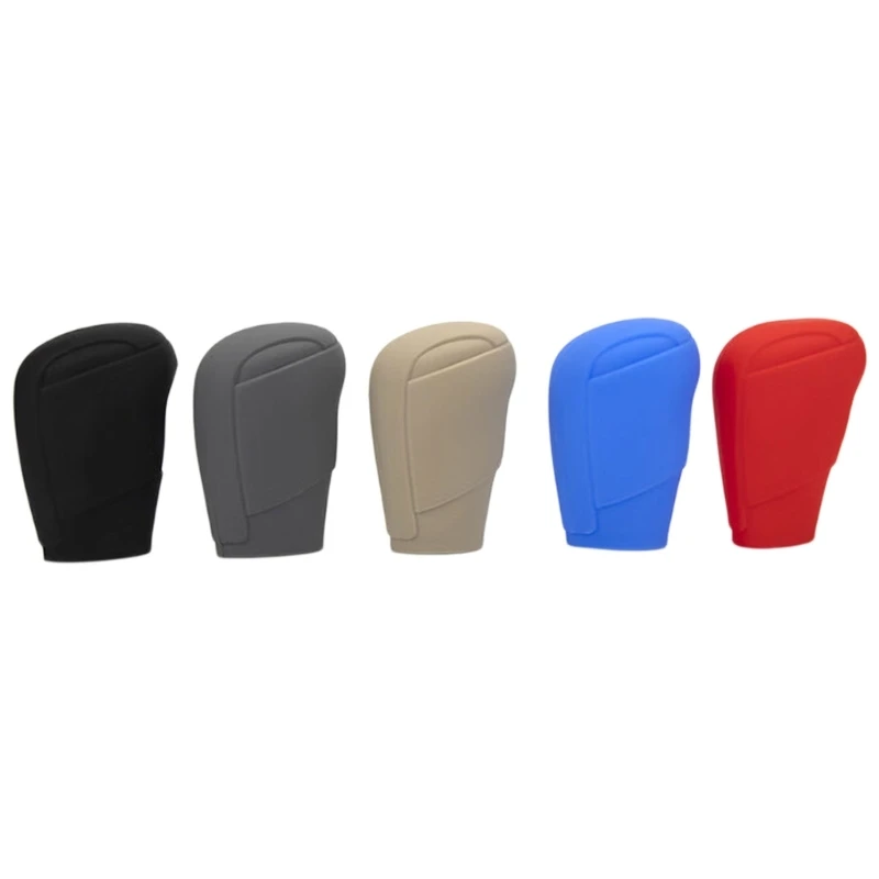 Textured Gear Shifter Knob Cover for Commuting Use, Gear Lever Sleeve for Car Interior Wear and Dust Control