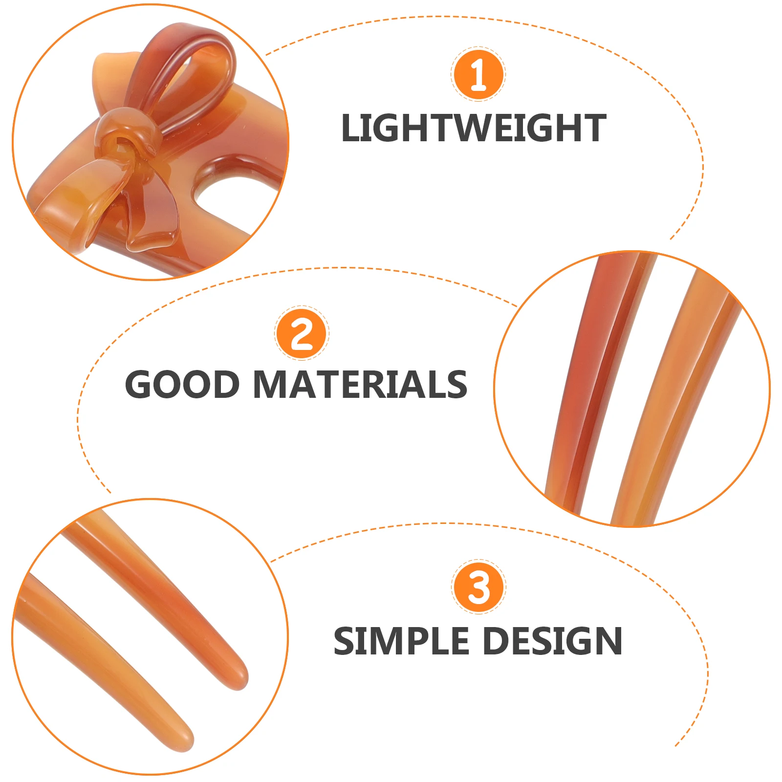 

Japanese Vintage Hairpin Bridesmaid Accessories for Girls Pink Acetic Acid U Shape