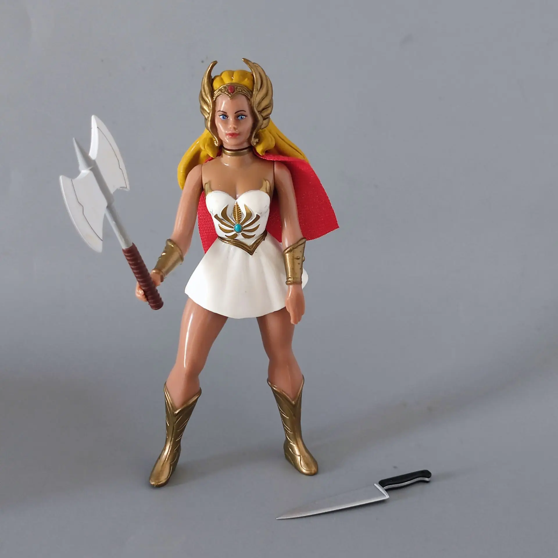 Super7 He-man maître de l'univers rétro Heman et Version claire arme non originale figurine d'action ample de 5 pouces