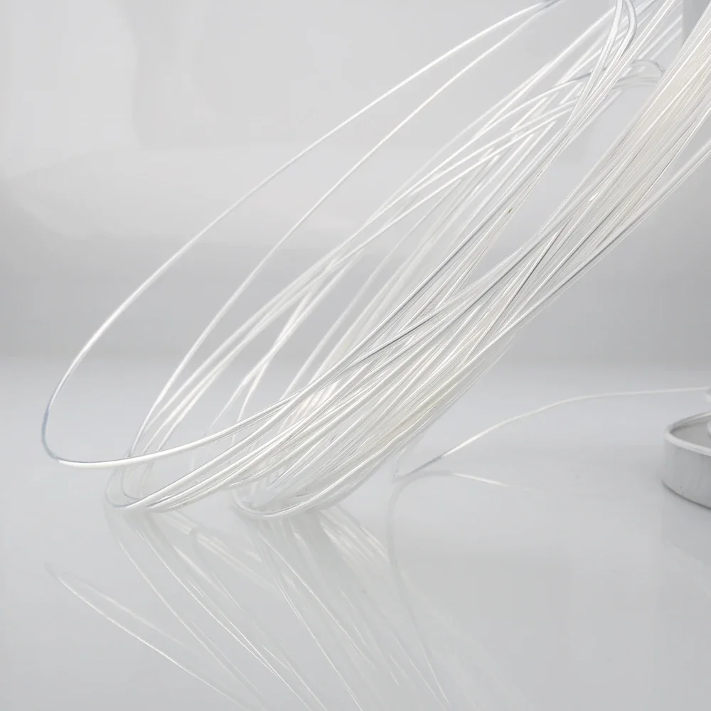 Kabel sygnałowy Hi-End 4N z czystego srebra do samodzielnego montażu wzmacniacza Hi-Fi, odtwarzacza CD/DVD, głośników, połączenia międzyelementowe, 18AWG/20AWG/24AWG/28AWG OD z PTFE