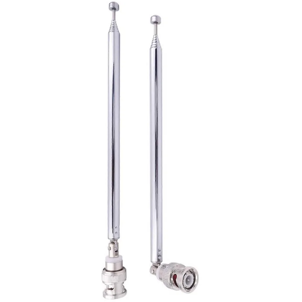Metal Telescopic Radio Antenna BNC Connector HF VHF UHF Signal Receiver Portable Measuring Accessory For Laboratory Use