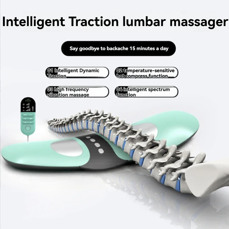

Electric Waist Massager With Vibration Heating Function Airbag Lumbar Traction Back Stretcher Lumbar Spine Support Tool Body mas