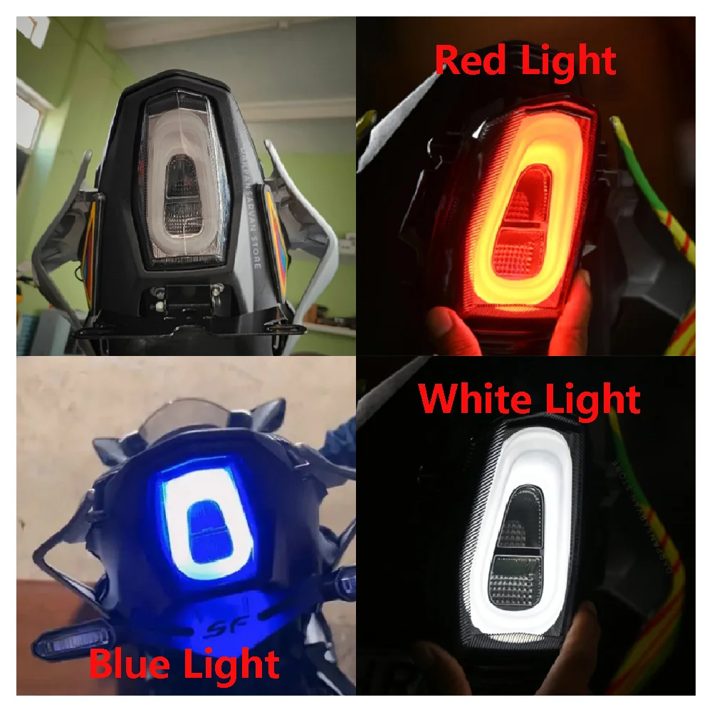 

Fits for Yamaha YZF R125 YZFR125 YZF-R125 ABS 2019-2023 Motorcycle Taillight Rear Brake & Turn Signal Integrated LED Tail Lights