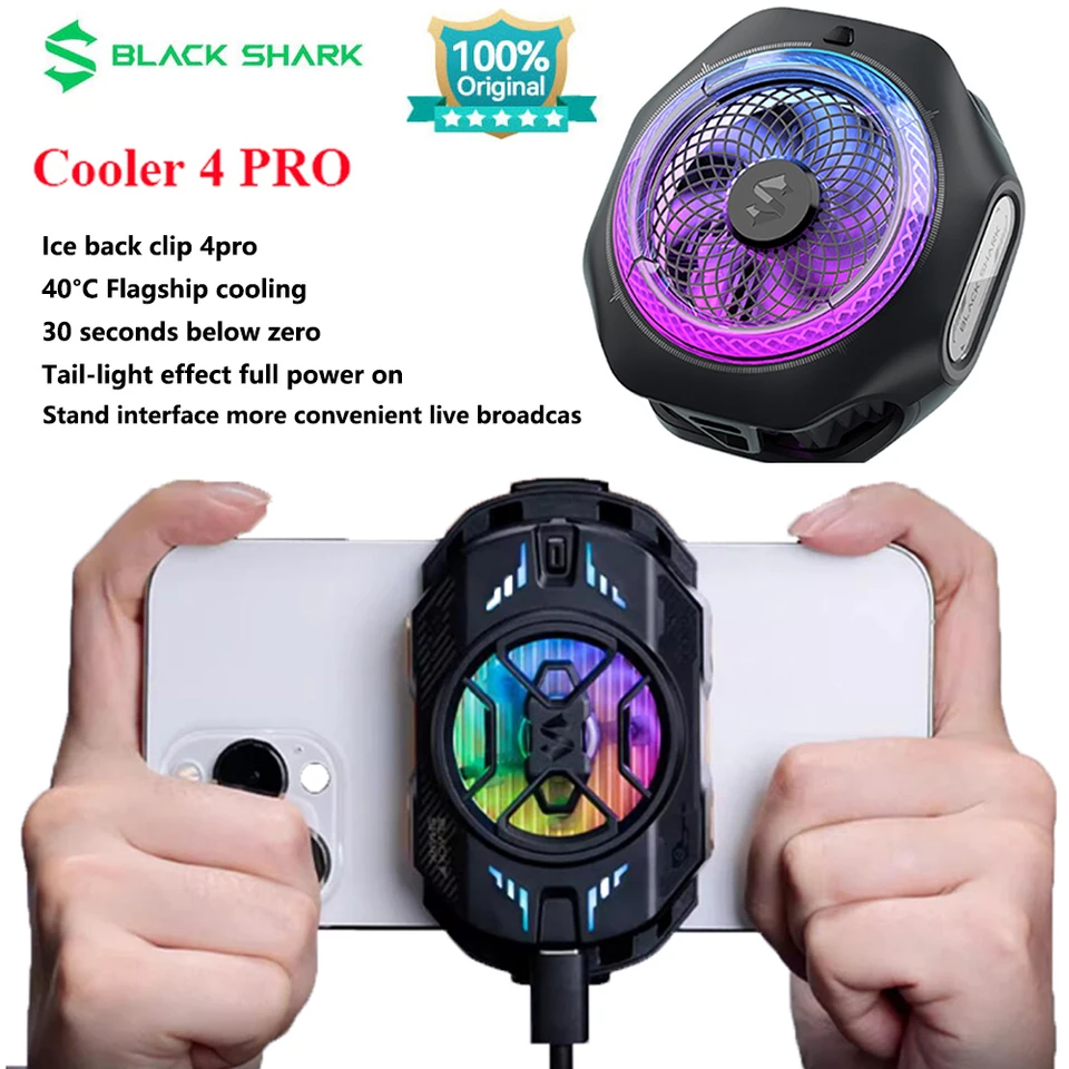 Black Shark FunCooler 4 Pro Magnetic Phone Cooler for iPhone 15