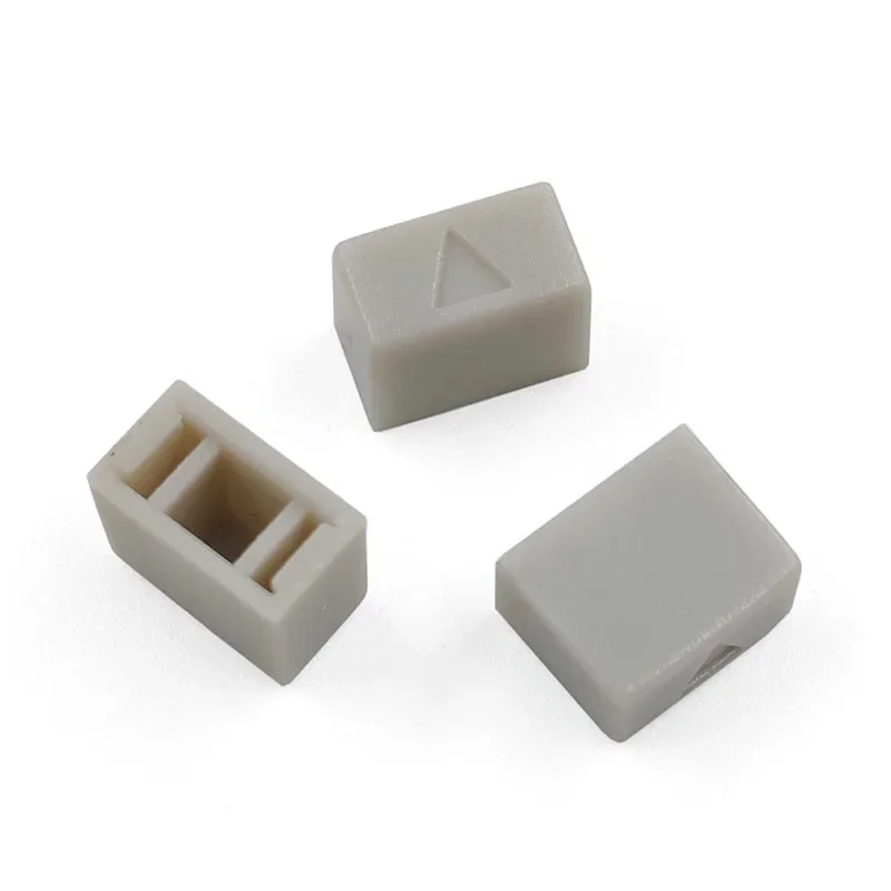 Tapas de interruptor de 9x5,2x7,5mm, cubierta de orificio cuadrado de 3,2x3,3 para consola mezcladora Behringer, piezas de llave de interruptores 8,5x14H S9573