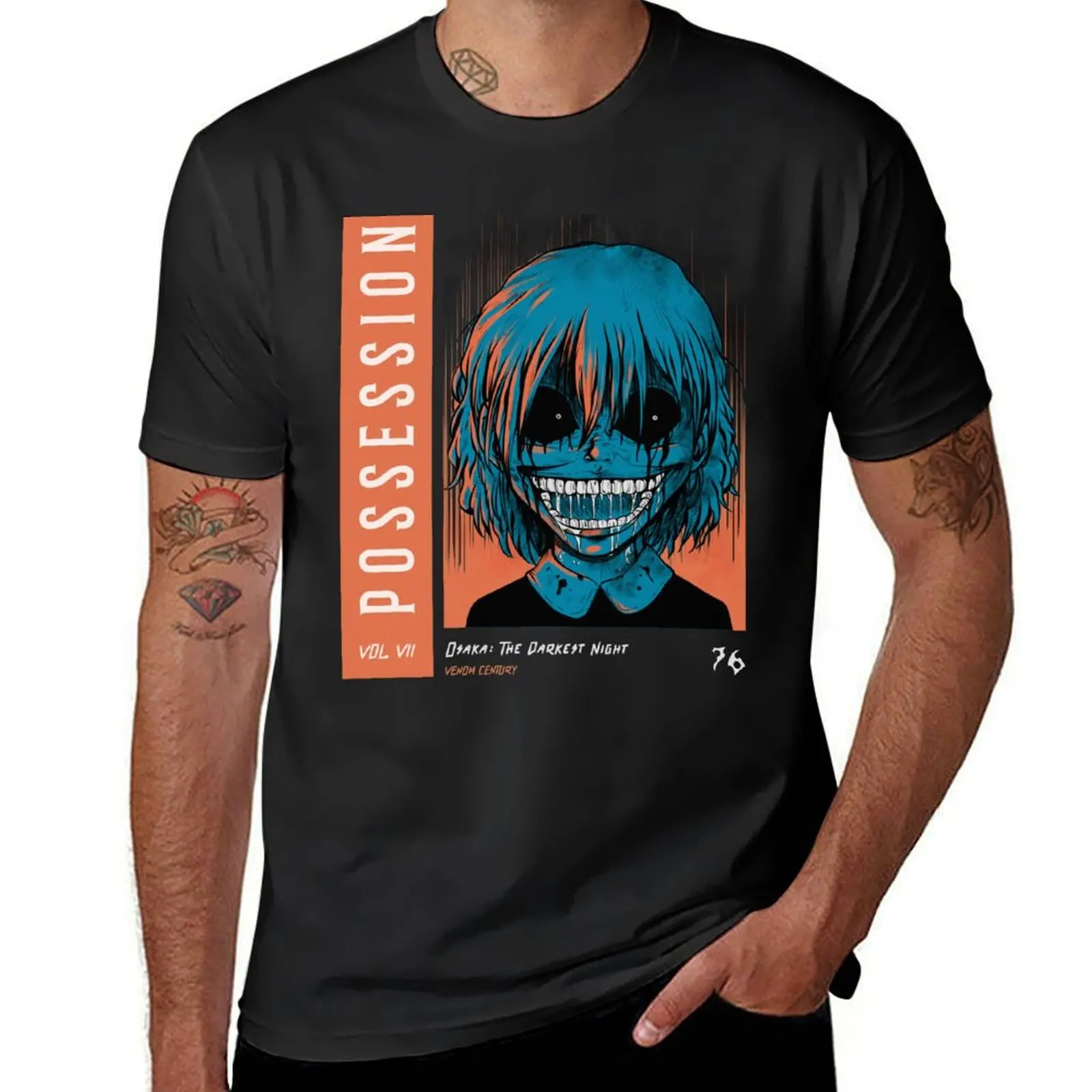 POSSESSION T-shirt plus sizes tops anime mens graphic t-shirts