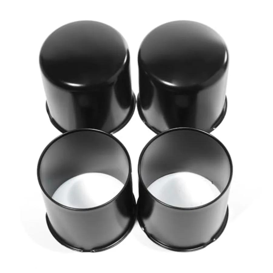 

4Pcs 4.25inch Stainless Trailer Wheel Center Caps Push Through Center Hub Cap for Truck SUV RV Wheel Rim Combination of Domed a
