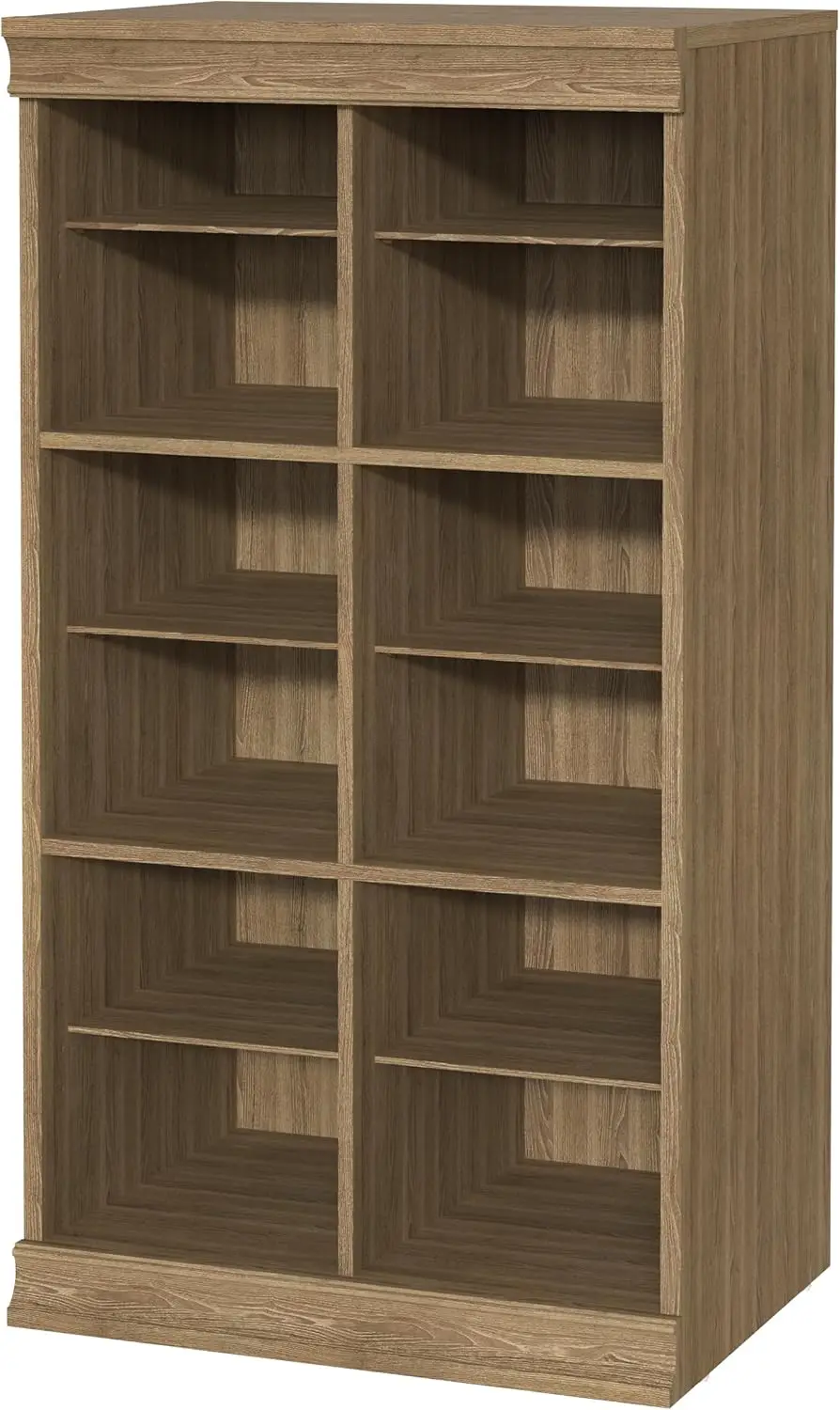

Modular Stackable 12-Shelf Storage Unit with Dividers, Sand Finish for Closet & Home Organization