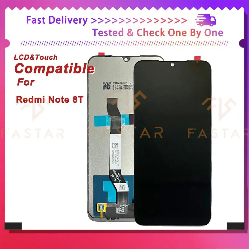 

6.3"Original For Xiaomi Redmi Note 8T LCD Display Touch Digitizer Assembly Replacement Phone Screen Redmi Note8T lcd