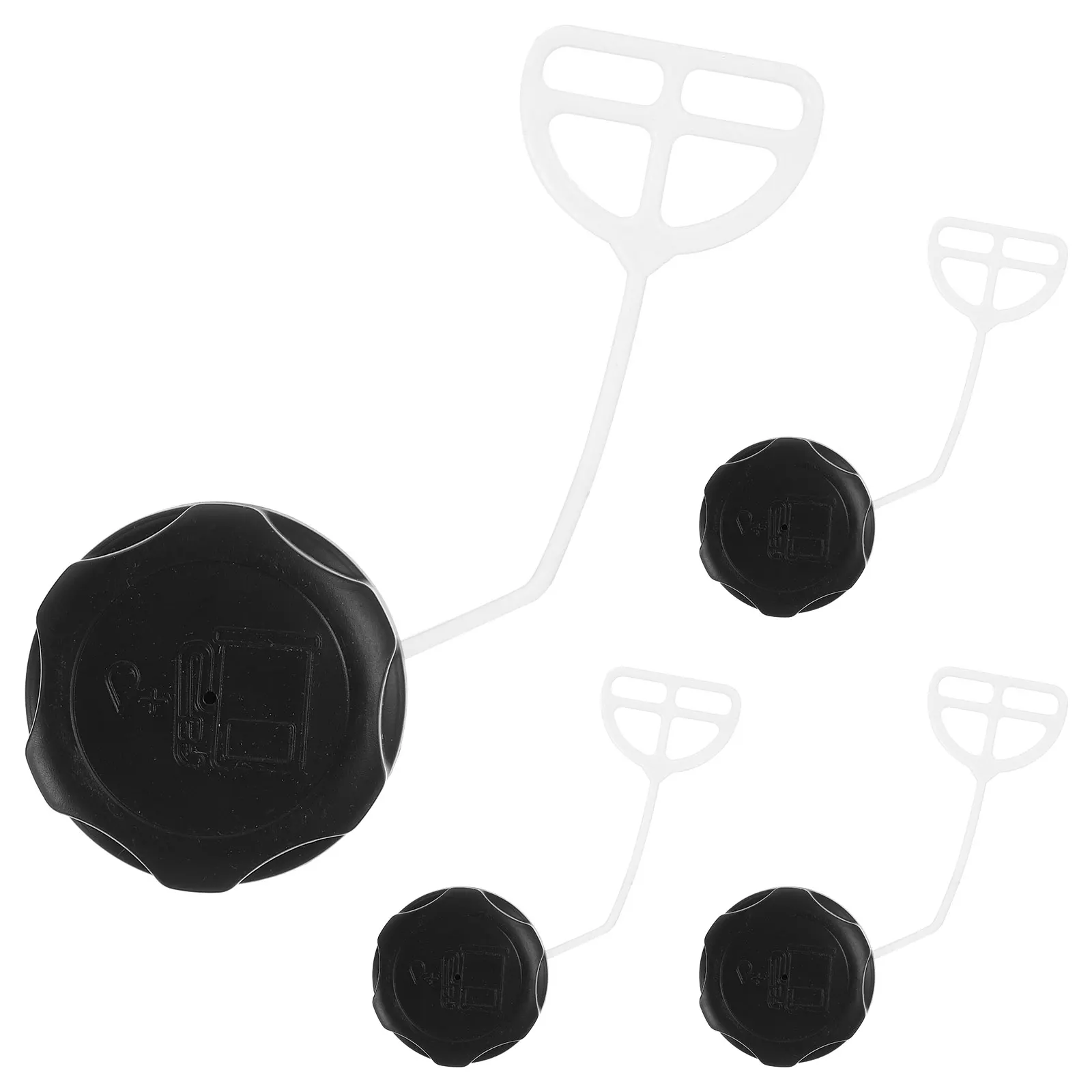 

4Pcs Chainsaw Tank Cap Lawn Mower Accessories Replacement Durable Pa6 Can Cover Oil Tank Cap Chainsaw Accessories