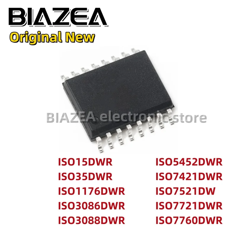 1piece ISO15DWR ISO35DWR ISO1176DWR ISO3086DWR ISO3088DWR ISO5452DWR I ISO7421DWR ISO7521DW ISO7721DWR ISO7760DWR  SOP16 Chipset