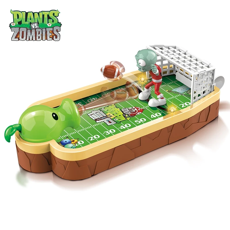 Plants vs Zombies Competitive Battle Series Children's Table Football Game Character Ornaments Interactive Game For Kid Boy Gift