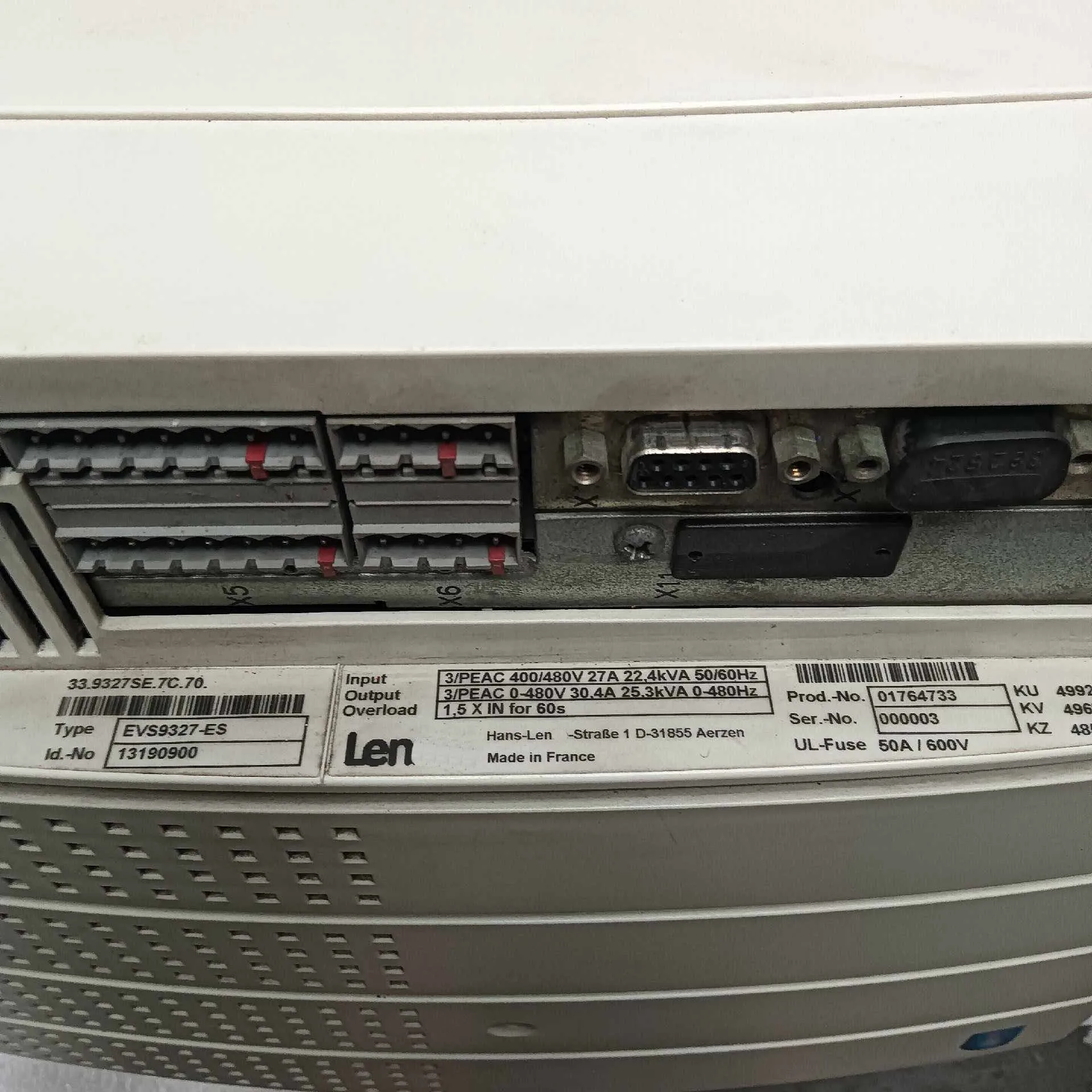EVS9327-ES 9300 Inversor para Lenze EVS9327-ES