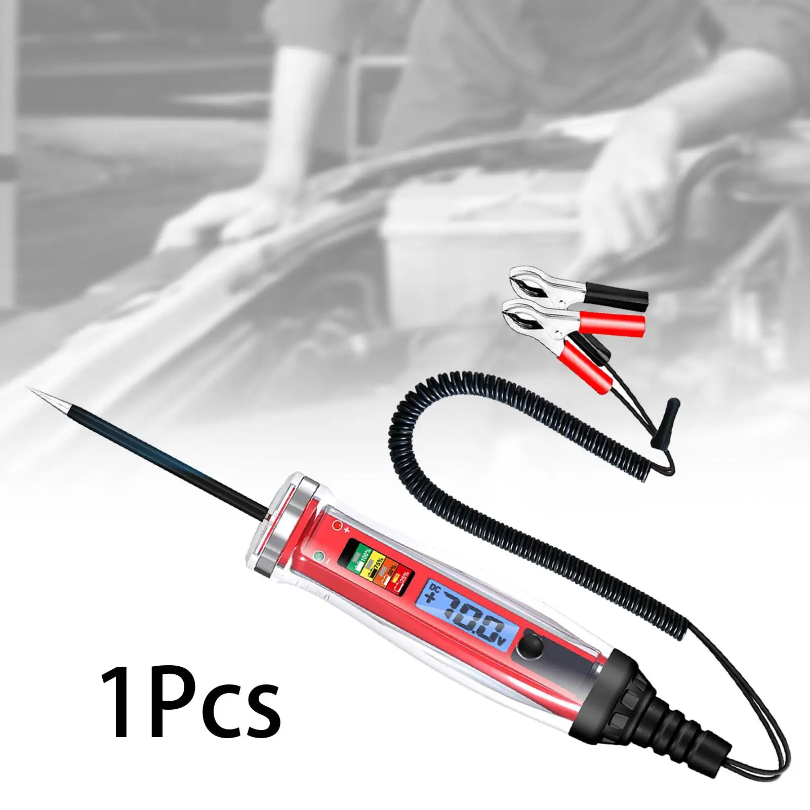 

Car Circuit Tester Voltmeter Light Tester 1V-75V Sturdy Auto Electrical Tool