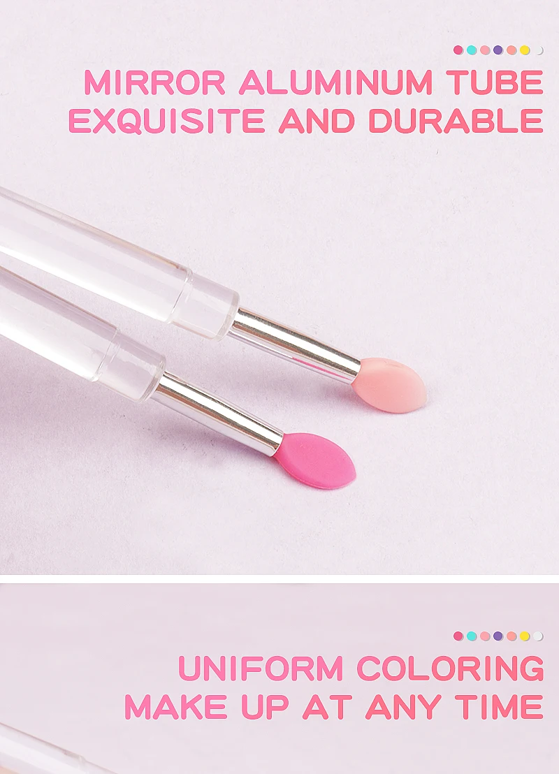 5 stücke klare Silikon Lippen bürste mit Abdeckung Concealer Pinsel wie Fingers pitzen q weiche Lippenstift Make-up Pinsel runden Kopf nicht gebrochen – Detail 5