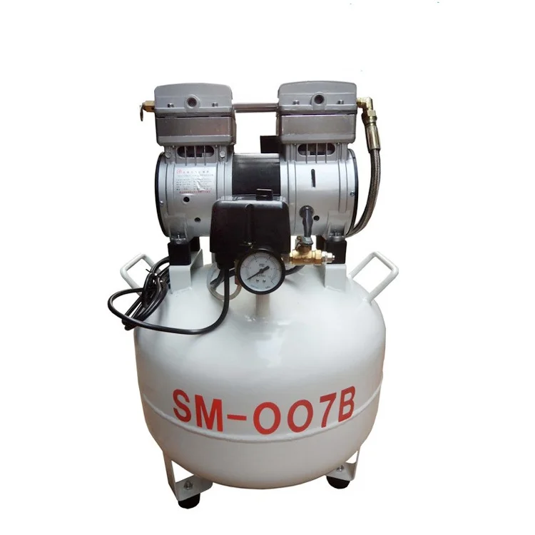 Factory best price silent medical den tal compressor oil free air pump