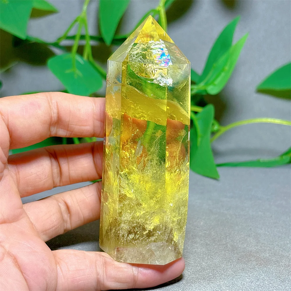 Citrine Tower Crystal Natural Stone Quartz Home Decoration Minerals Reiki Craft Gifts Energy Healing Meditation High Quality