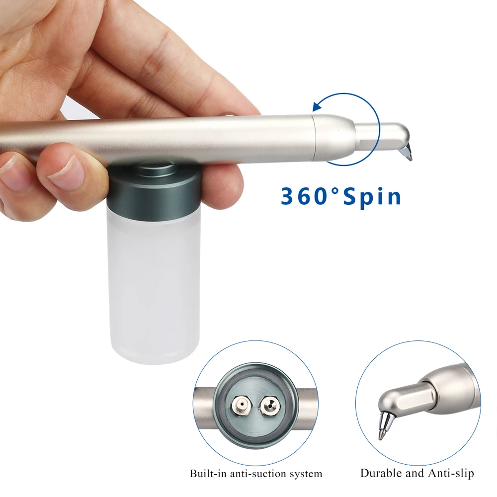 Pistola Dental de óxido de aluminio, herramienta de Odontología con microbláster de interfaz, chorro de arena, pulidor de abrasión de aire de alúmina