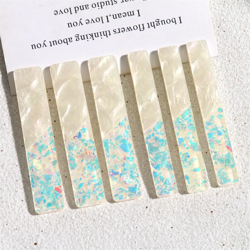 

Новый стиль, 50 шт./лот, цветной эффект, геометрия, прямоугольная форма, акриловые бусины, ювелирные изделия «сделай сам», аксессуары для волос, одежда