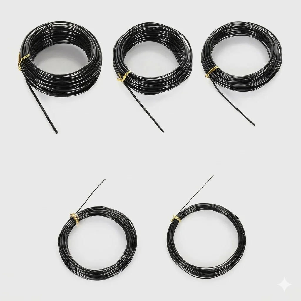 Garden Modeling Anodized Aluminum Bonsai Wire Soft Strong Training Wire for Tree Shaping DIY Crafts 5M 10M Rolls