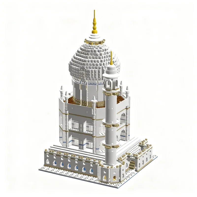 2635pcs MOC Taj Mahal Modular 1 Modular Buildings Model Building Blocks Construction Education Brick Craft Display DIY Assemble