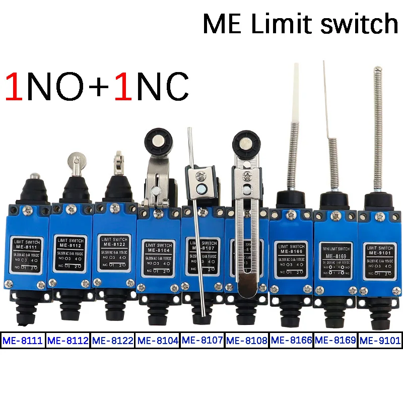 ME ME-8108 limit switch Rotary Adjustable Roller Mini Limit Switches TZ-8108 AC250V 5A NO NC 8108 8104 8111 8112 8122 8166 9101