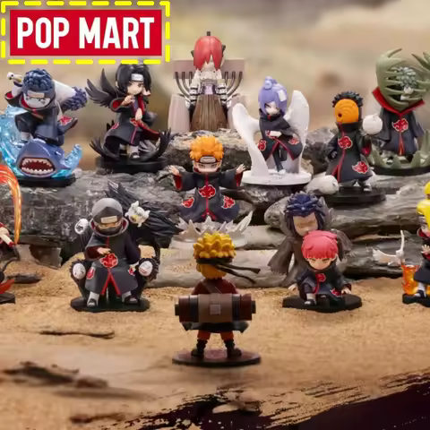 Pop Mart Genuine Naruto Ninkai Taisen Akatsuki Organization Series Blind Box Pvc Anime Figurine Battle Pose Collectible Gift