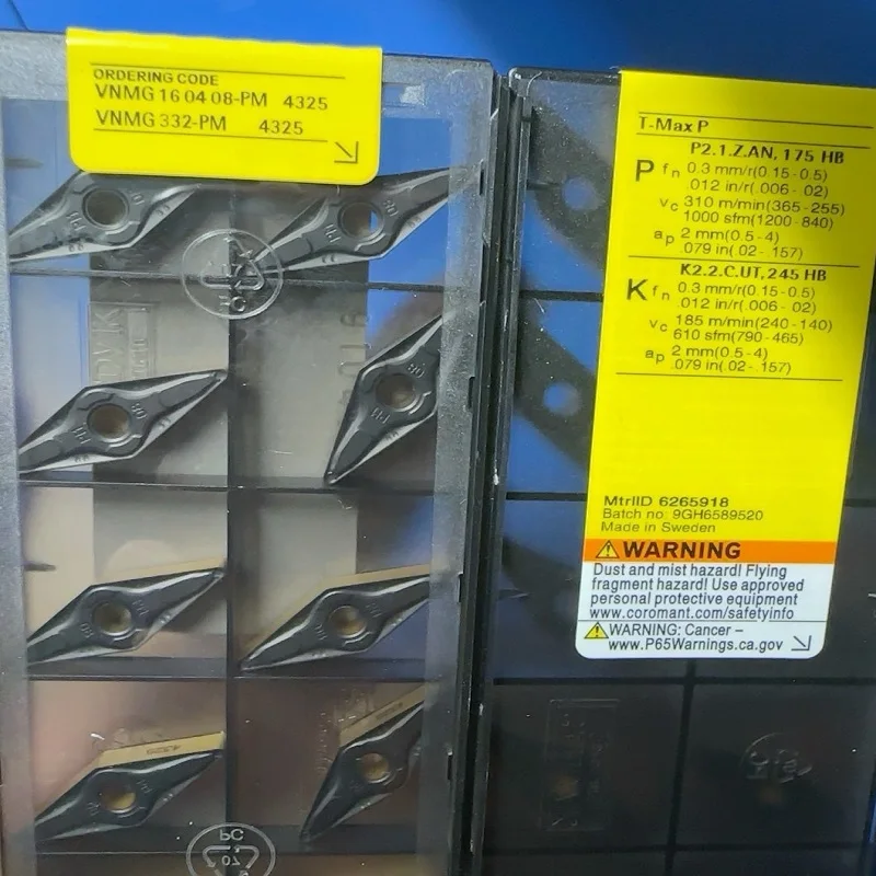 

Hard alloy cutting blades VNMG160408-PM 4415 4335 4325