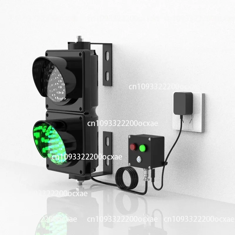 Type 100 Traffic Light, Logistics Park Platform Unloading Dock Parking Lot Signal Indicator, Button Control,plug-in,12V,24V,220V