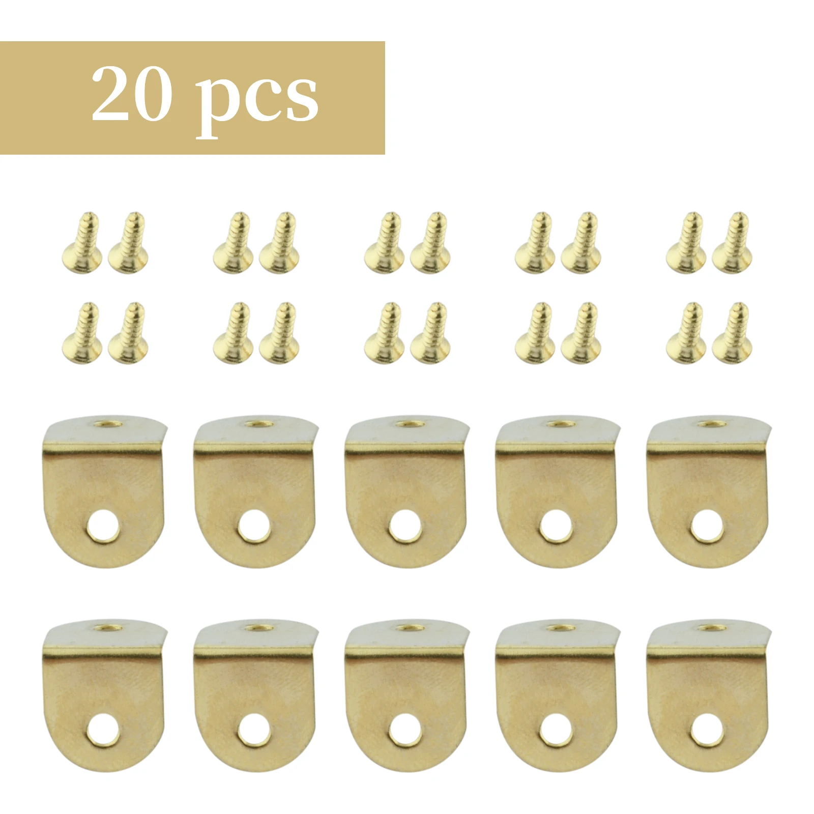 20Pcs 12mm Metal Decorative Corner Braces Brackets for Book Scrapbooking Photo Albums Menus Jewelry Wooden Box Corner Protectors