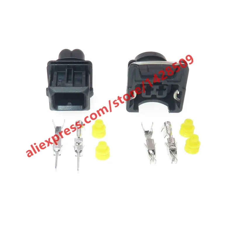 1 Set Female And Male EV1 Style 3.5 Series 2 Pin Male Auto Injector Connector 106462-1