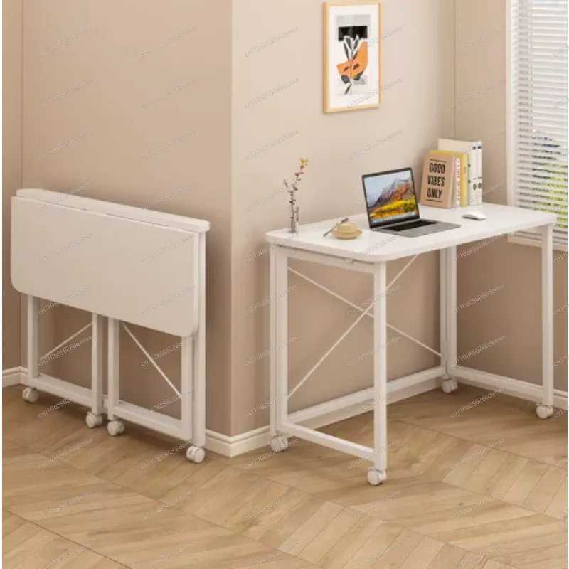 Folding desk removable computer desk bedroom student home study writing table simple bedside table workbench