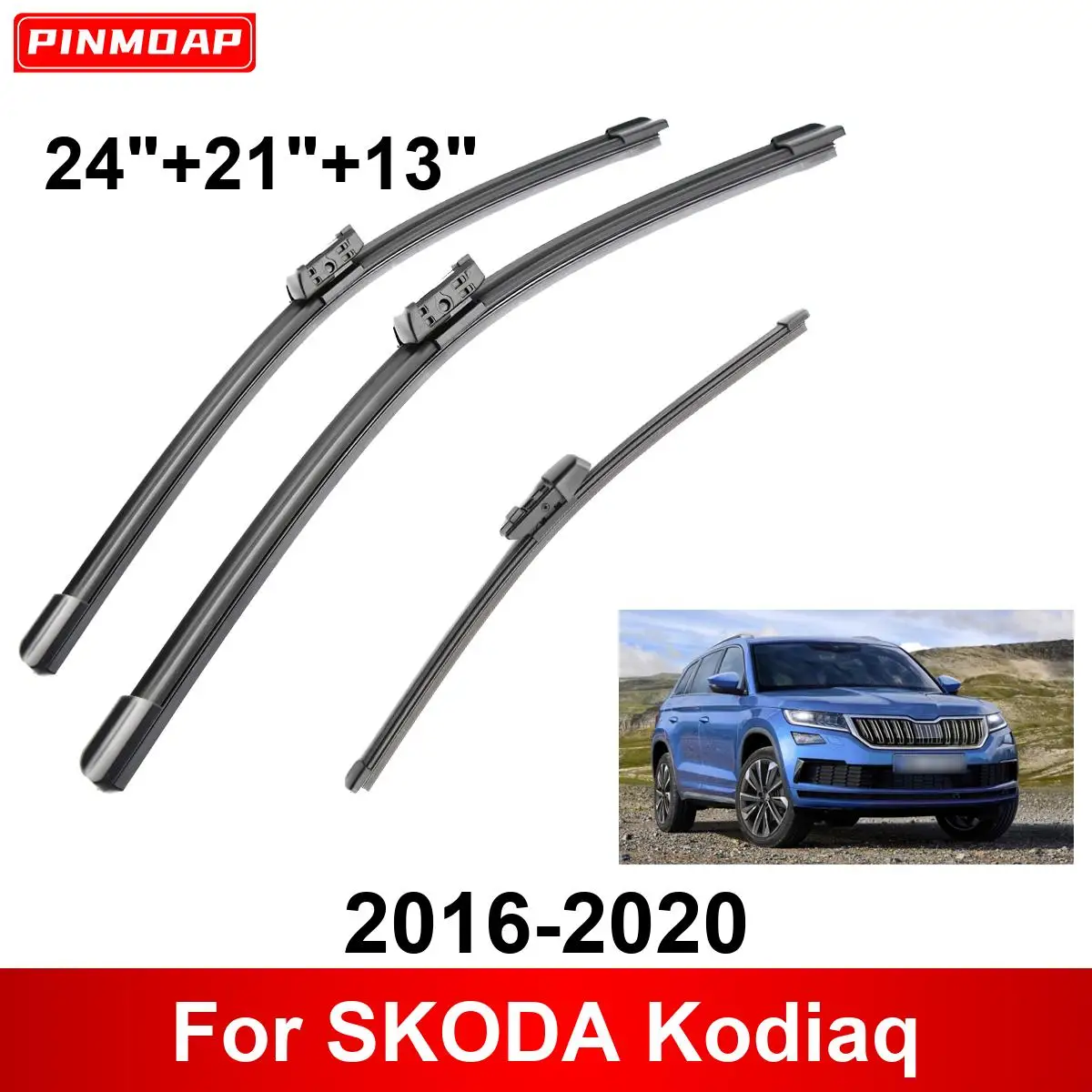 

1/2/3/4/6 шт. автомобильный дворник для SKODA Kodiaq 2016-2020, передние и задние щетки стеклоочистителя, щетки, автоаксессуары 2016 2017 2018 2019 2020
