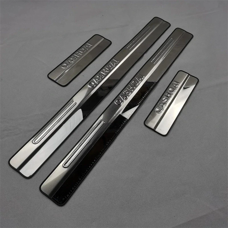 

For Nissan QASHQAI 2008-2021 Step for Car Door Sill Scuff Plate Side Steps Accessories Quality Stainless Steel Chromium Styling