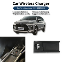 MOCENDO QI Wireless Car Charger For Toyota Avanza 2022-2023 Fast Wireless Charging Car Phone Holder for IPhone